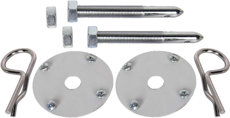 CarBole Chrome Plate Steel Hood Pin Clip Kit (18 Pcs) - Image 4