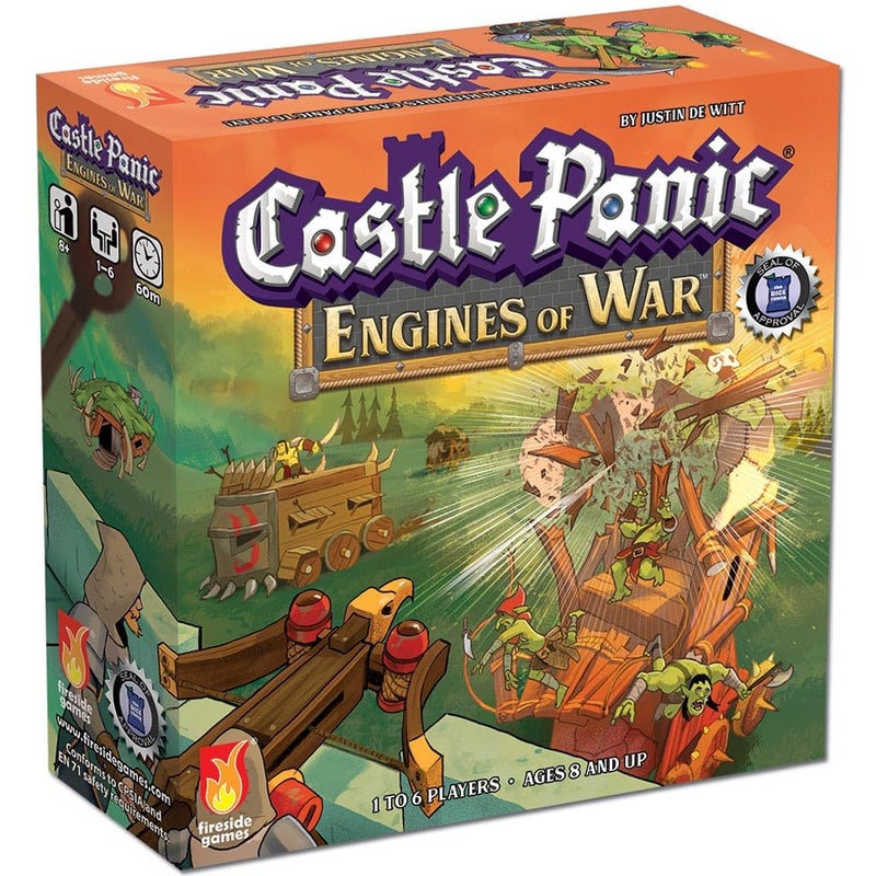 Fireside Games Engines of War Castle Panic Expansion Board Game for Adults and Family Cooperative Board Game Ages 8 for 1 to 6 Players - Image 4