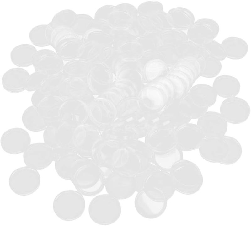 klarako 200 Pieces 19mm Coin Capsules Coin Holder Protector Case Coin Collecting - Image 1