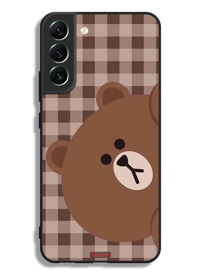 Tolwak Samsung Galaxy S22 Plus 5G Protective Case Cover Teddy Bear - Image 3