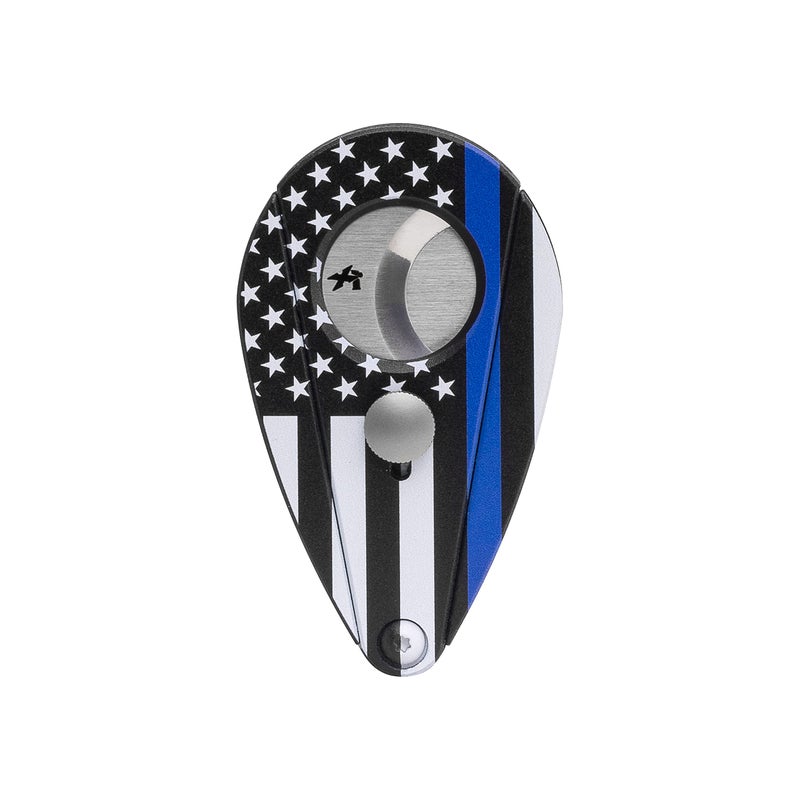 قاطع السيجار Xikar Xi2 من سلسلة Hero يقطع حتى 60 قياس حلقة سيجار آلية مزدوجة تعمل بنابض شفرات من الفولاذ المقاوم للصدأ 440 بتصنيف روكويل C يبلغ 57