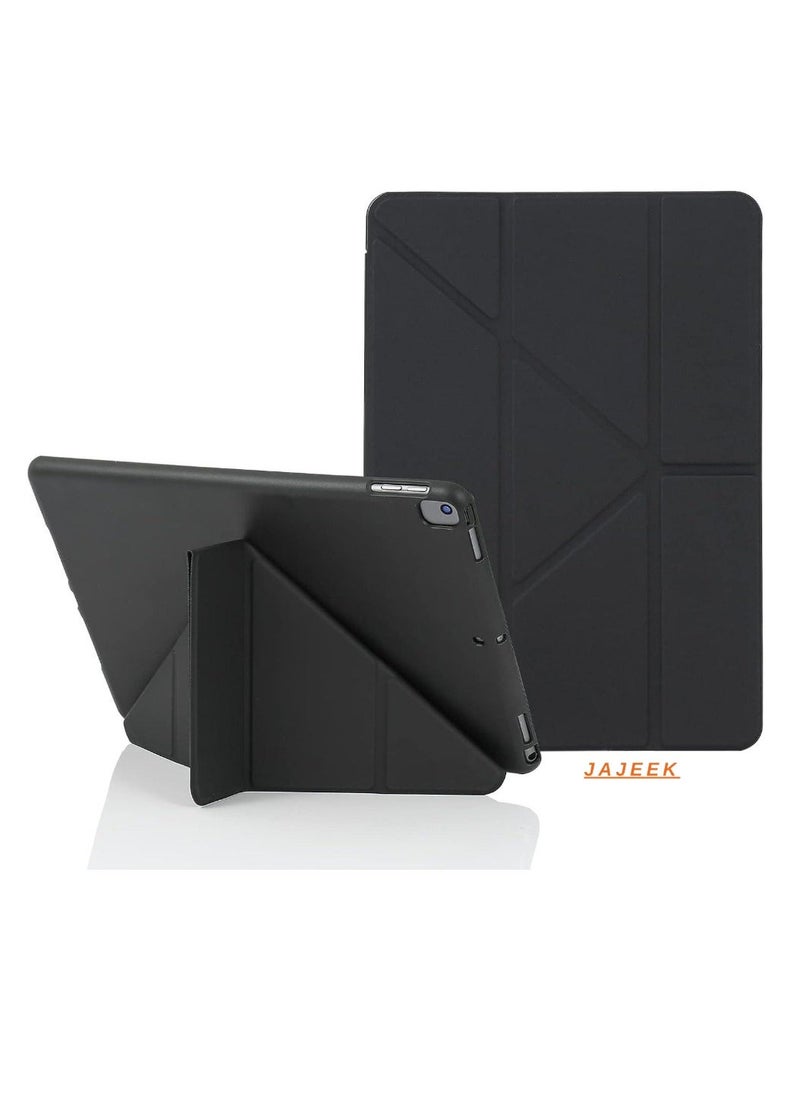 JAJEEK Origami iPad 10.2 Inch Case for iPad 9th Generation 2021, iPad 8th Generation 2020 & iPad 7th Generation 2019 – 5-in-1 Multiple Viewing Angles, Soft Back Cover with Auto Sleep/Wake Function, Black, Durable Protection for Everyday Use - Image 1
