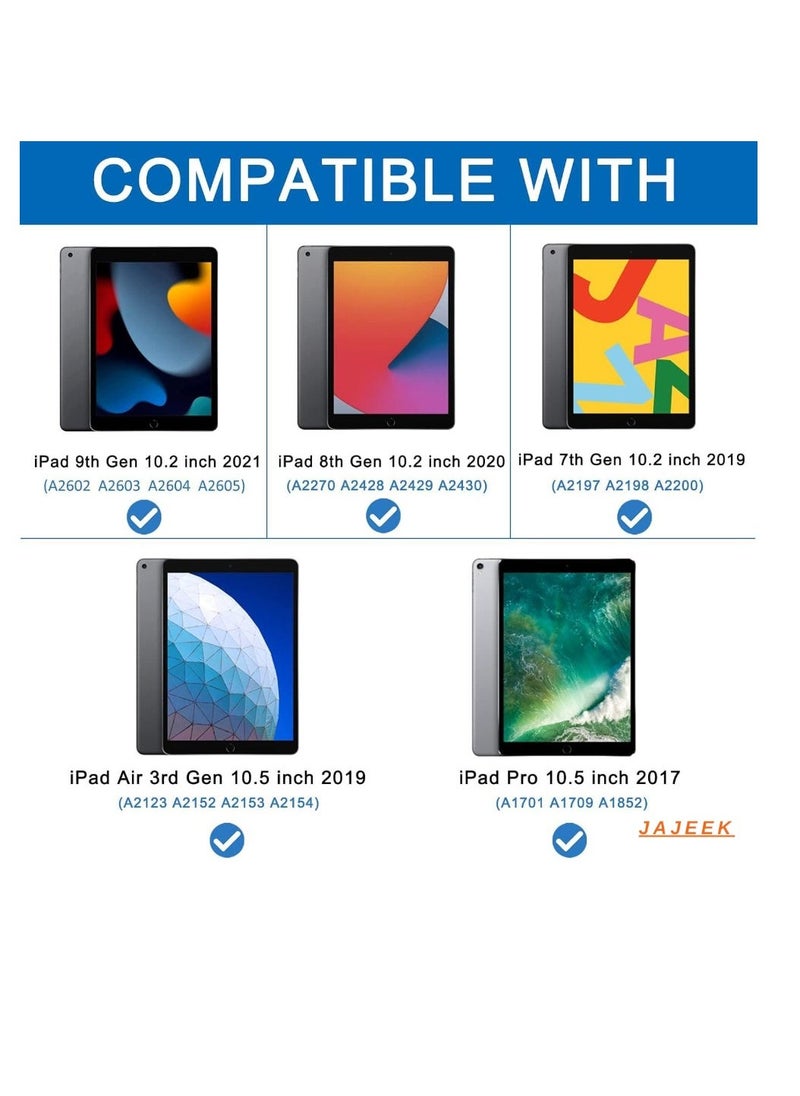 JAJEEK Origami iPad 10.2 Inch Case for iPad 9th Generation 2021, iPad 8th Generation 2020 & iPad 7th Generation 2019 – 5-in-1 Multiple Viewing Angles, Soft Back Cover with Auto Sleep/Wake Function, Black, Durable Protection for Everyday Use - Image 2