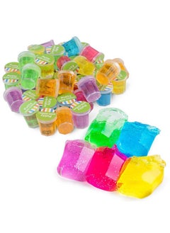Kicko 96 Pack Mini Putty With Glitter - Sparkling Stretchy Elastic Putty Supply - Handy Slime For Child And Toddler - Goodies Party Prizes, Toys Assortments - Thoughtful Gift For Hours Of Creative Fun  - Image 1