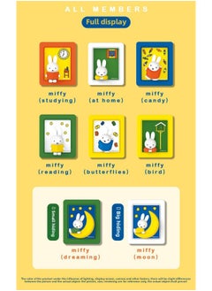 Genuine Miffy Elephant Series Blind Box Trendy Hand Toys Surrounding Cute Creative Desktop Ornaments Gifts-Color:Miffy Photo Frame Holder Series Blind Box (please Take 6 Pieces For The Whole Box)
