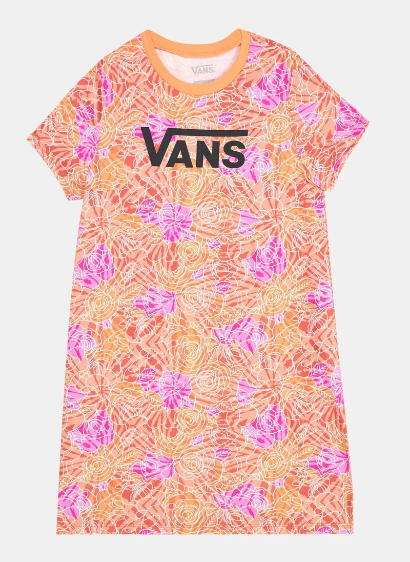 VANS Kids' Floral Camo T-Shirt Dress