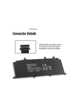 Terabyte 32Wh WR03XL Laptop Battery Compatible for HP Split 13 x2 13-m 13-m000 13-m100 13-m200 Convertible Detachable Pavilion 13 x2 AMD 13-p 13-p000 Tablet Series 13-m100la 13-m210dx Base Batery  - Image 2