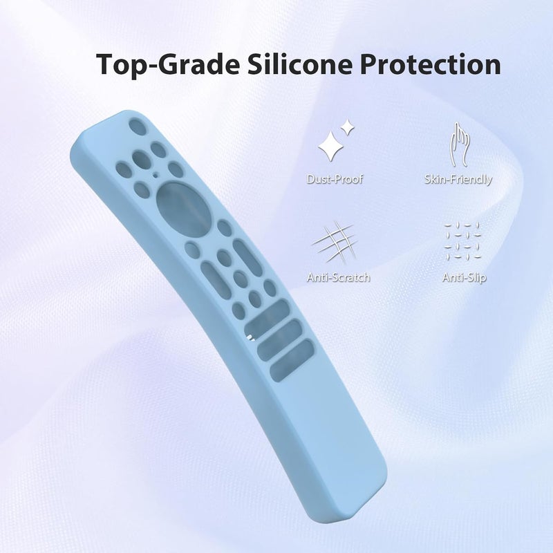 Cotbolt Silicone Cover Case Compatible with Sony Bravia Smart Tv 2023 2024 2025 Voice Remote RMF-TX910U (Luminious Blue) [Remote NOT Included] - Image 3