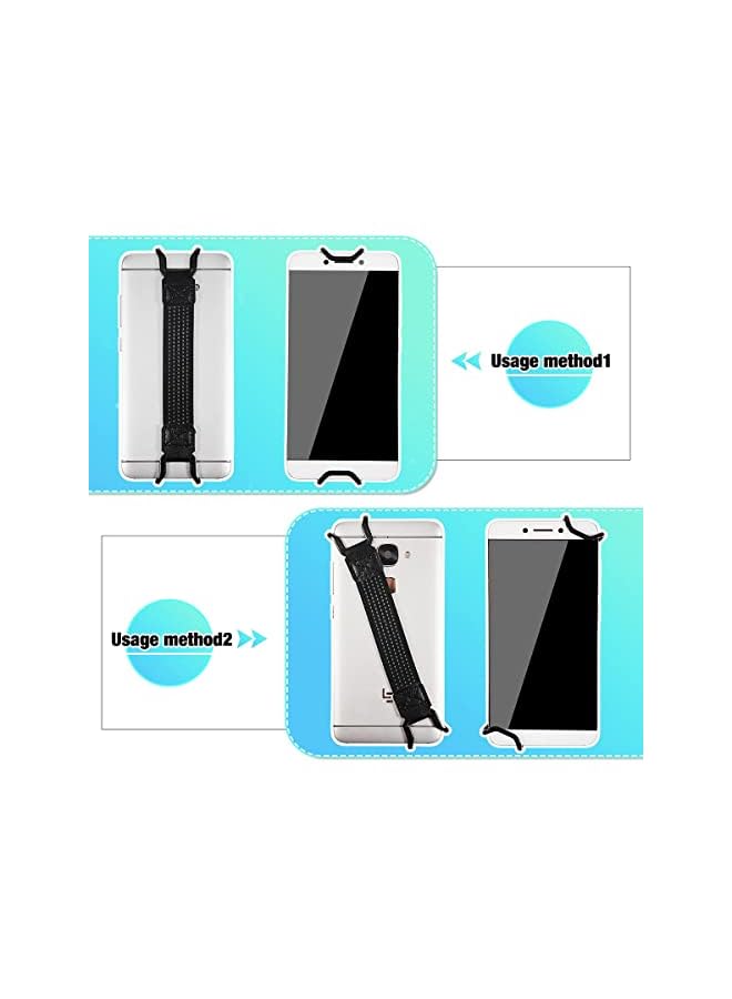 KASTWAVE Pieces Mobile Phone Security Hand Strap Holder Security Hand Strap Holder Phone Security Hand Grip Phone Accessory for 5.2-7.5 Inch Smartphones - Image 4