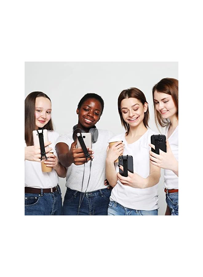 KASTWAVE Pieces Mobile Phone Security Hand Strap Holder Security Hand Strap Holder Phone Security Hand Grip Phone Accessory for 5.2-7.5 Inch Smartphones - Image 3