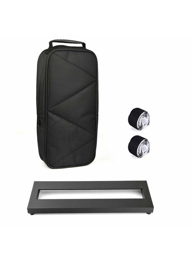 Koldot Pedal Board for Guitar Bass Effects Pedal Small Mini Pedalboard with Carry Bag, 2PCS Pedal Board Tape 15 x 5 inch - Image 1