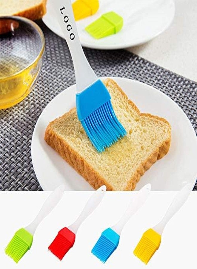 CHILLER Kitchen Silicon Flat Pastry Brush Silicon Oil Cooking Brush for Grilling, Grill Barbeque Kitchen Baking Pastries Cakes Desserts| 17 CM | Cooking Brush | Random Color | (Pack of 6) - Image 2