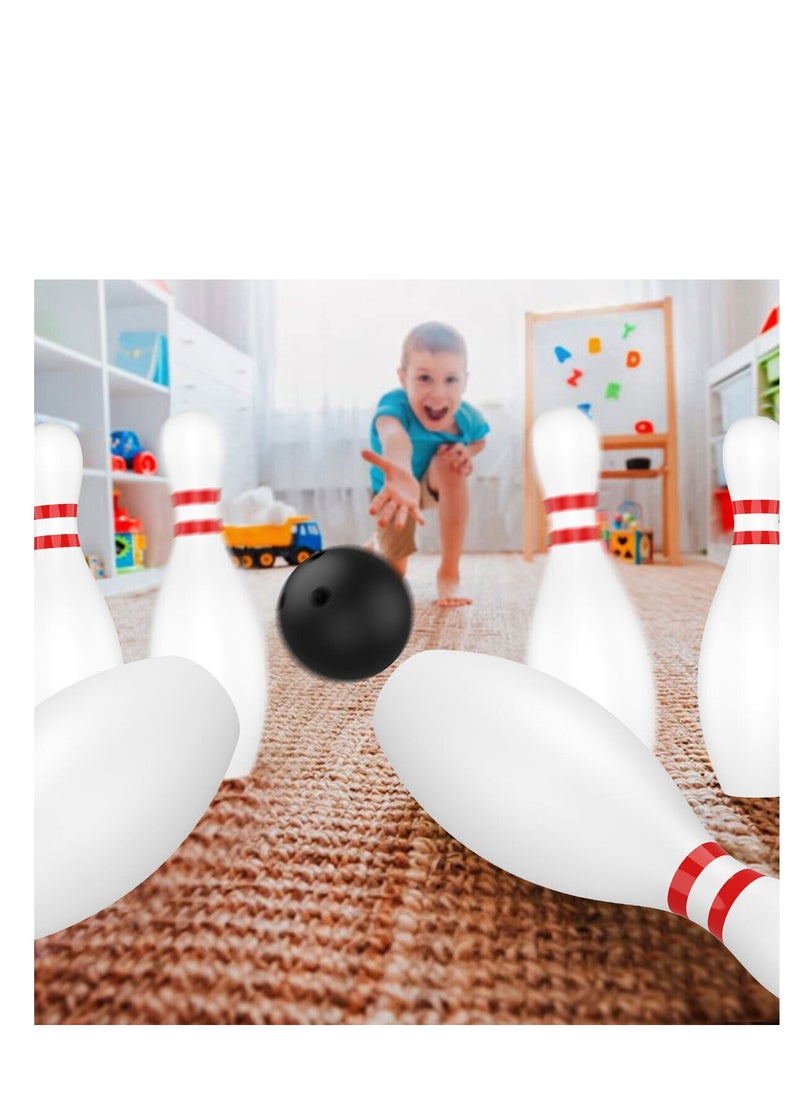 Generic 12 Pcs Kids Bowling Set Includes 10 Classical White Pins and 2 Balls Early faIbU  - Image 5
