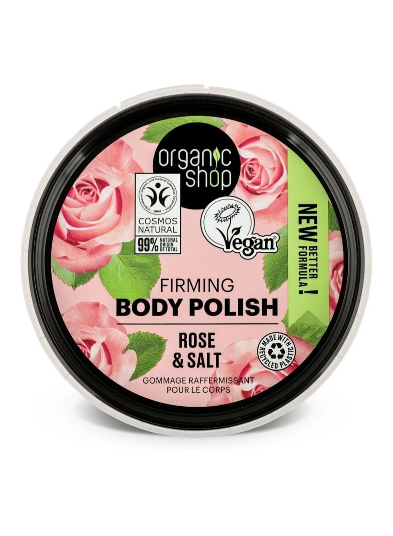 Organic Shop Firming Body Polish Rose 250 ml - Image 3