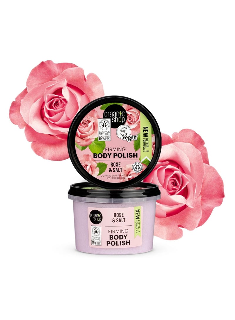 Organic Shop Firming Body Polish Rose 250 ml - Image 2