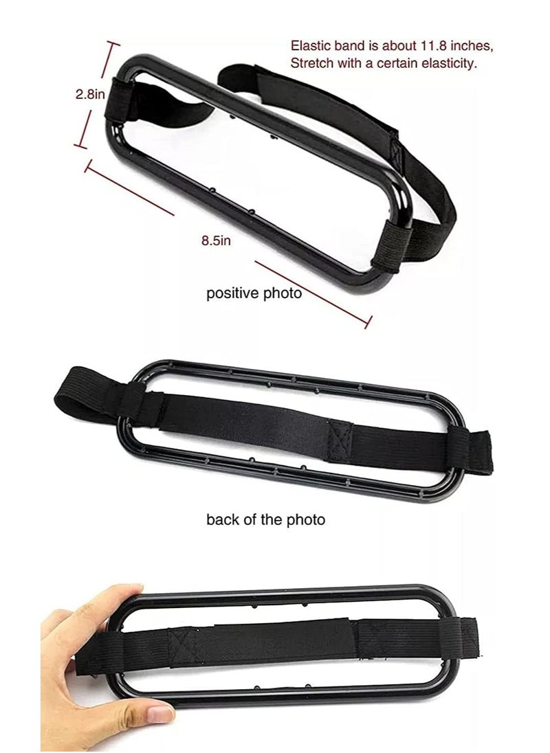 ECVV Car Tissue Paper Box Holder Auto Rear Seat Headrest Support Hold Clip Sun Visor Tissue Box Holder,Car Mount Organizer (Black)  - Image 4