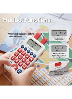 beiens beiens Learning Toys for 4+ Year olds, Math Games, Educational Toys for Addition, Subtraction, Division and Multiplication Game, Electronic Math Flash Cards  - Image 2
