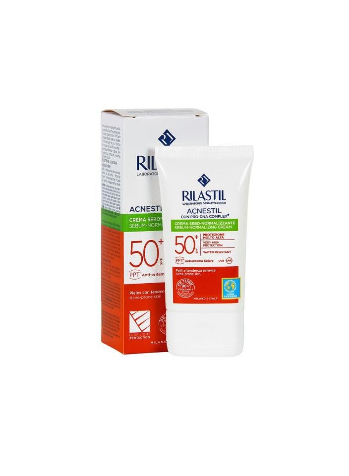Rilastil Acnestil Sebum-Normalizing Cream Spf 50+ 40Ml - Image 2