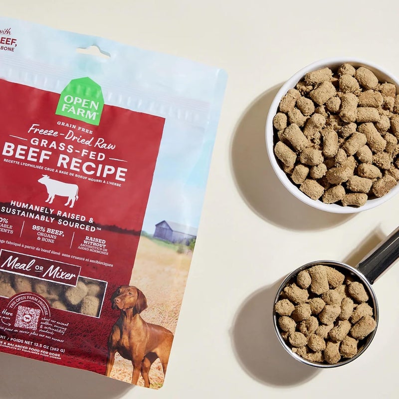 Open Farm Freeze-Dried Raw Grass-Fed Beef Recipe Dog Food - 13.5 oz - Image 5