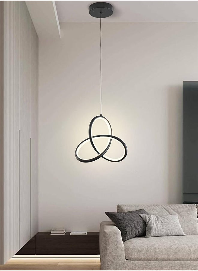 RATSAW LED Pendant Light 17W Modern Chandelier Lighting Fixture Hanging Lamp  - Image 1