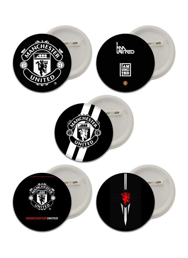 D2c d2c football button badges (manchester united)- Multi color  - Image 1