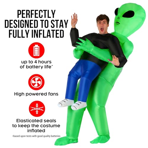 Morph Alien Costume, Inflatable Blow Up Alien Costumes Adult, Halloween Costumes for Adults, Halloween Costume for Men - Image 2