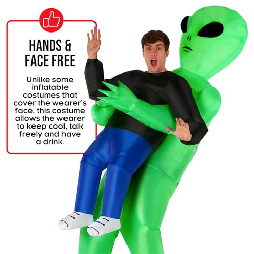 Morph Alien Costume, Inflatable Blow Up Alien Costumes Adult, Halloween Costumes for Adults, Halloween Costume for Men - Image 4