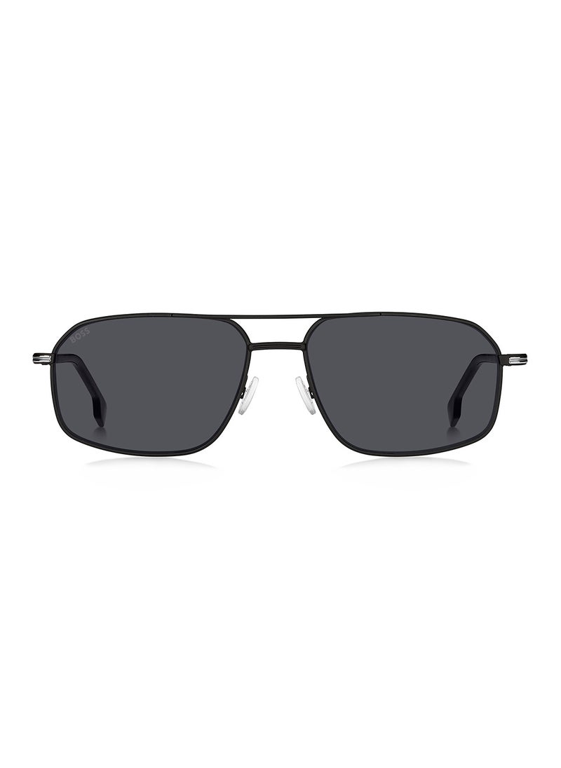 HUGO BOSS Men's UV Protection Navigator Sunglasses - Boss 1603/S Black Millimeter - Lens Size: 58 Mm  - Image 3