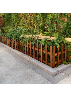 لينجوي سياج خشبي للحدائق بني 160x50 سم  - Image 3