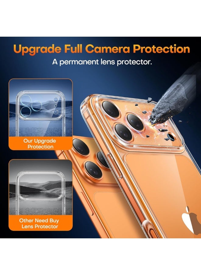 Clear Case for iPhone 17 Pro Max – Slim TPU Shockproof Protective Cover with Camera Guard – Anti-Yellowing Transparent Phone Case - Image 5