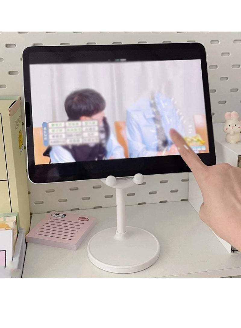 AROAQ Cute Bunny Phone Holder, Durable Desktop Cell Phone Holder Stand, Anti Slip Adjustable Mobile Tablet Holder, Portable Phone Stand Compatible With All Mobile Phones And Tablets, (Pink) - Image 4