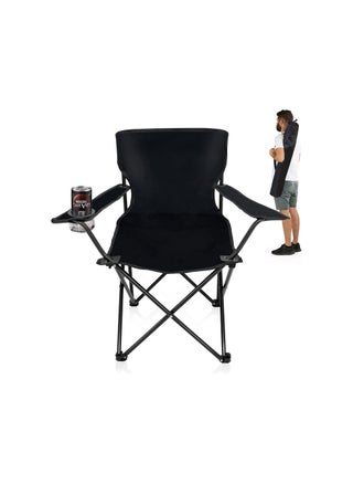 Black lounge chair