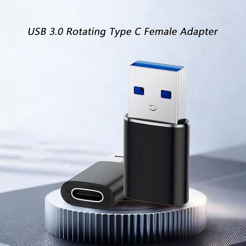 Black USB Type C Female To USB 3 0 Male Adapter For Multiple Devices Office Travel - Image 5