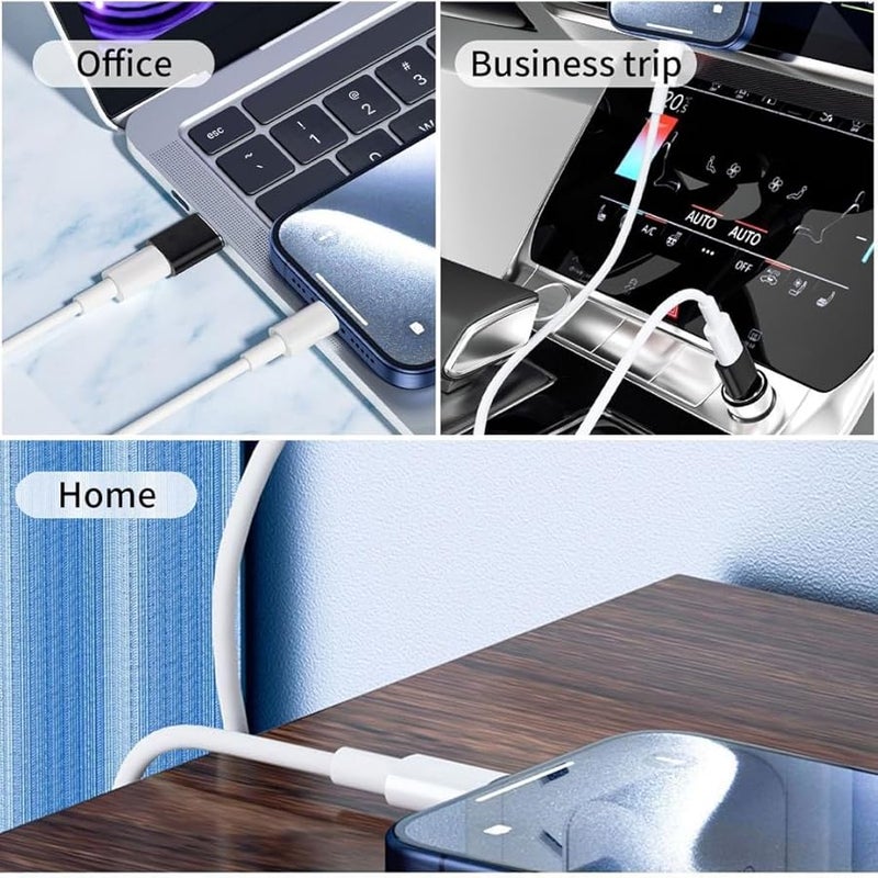 Black USB Type C Female To USB 3 0 Male Adapter For Multiple Devices Office Travel - Image 3