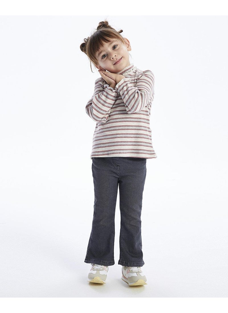 LC WAIKIKI Baby Bell-bottomed Baby Girl Jeans  - Image 1