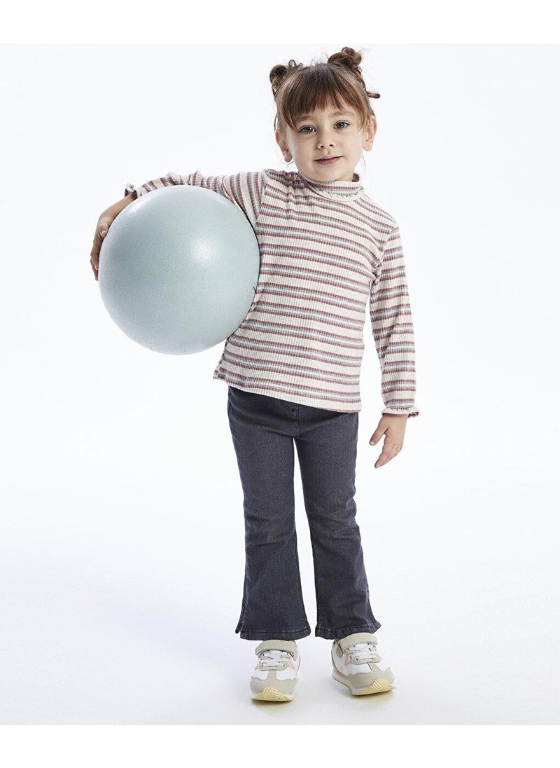 LC WAIKIKI Baby Bell-bottomed Baby Girl Jeans  - Image 2