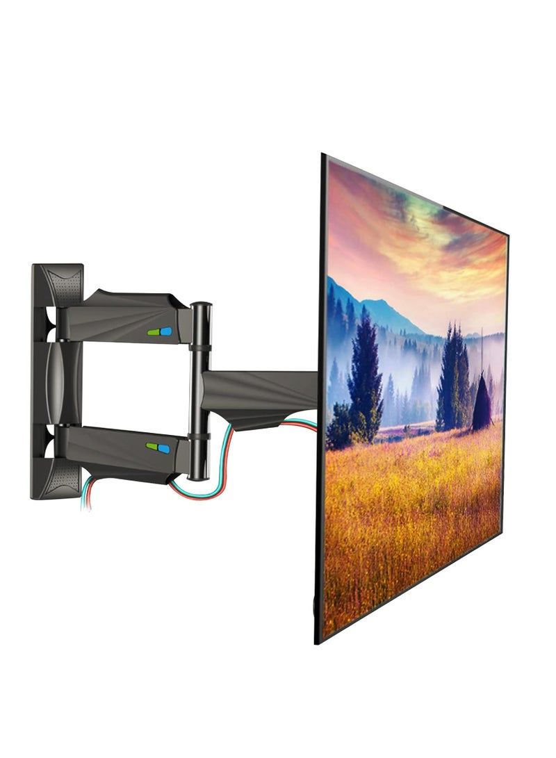 TDOO TV Wall Mount, Full Motion TV Wall Bracket for Most 32-60 Inch TV/Flat Screen/LED/LCD/Monitors, Swivel Tilt TV Stand With Articulating Arms, Rotating, Max VESA 400x400mm up to 70lbs