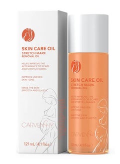 121ml Skin Care Oil Stretch Mark Removal Oil for Pregnancy Improve Scars Reduce Wrinkles Improves Skin Elasticity Stretch Marks and Scars for Even Skin Tone and Skin Firming