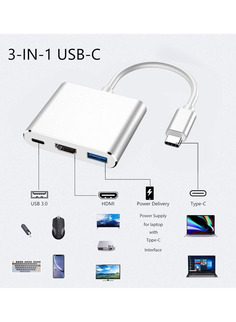 erorex USB C to HDMI Adapter USB Type C Adapter Multiport AV Converter with 4K HDMI Output USB C Port & USD3.0 Fasting Charging Port Compatible for MacBook Pro/Air 2019/2018 iPad Pro 2019  - Image 4