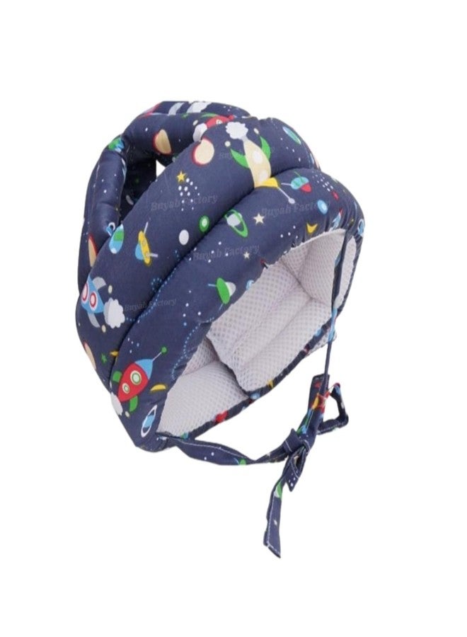 Boldblossom Baby Head Safety Helmet for Crawling Walking Baby Head Protector - Head Protection for Safety 6 Months - 2 Years Soft Cushion Safety Headguard, Toddler Helmets Multi Printed - Image 1