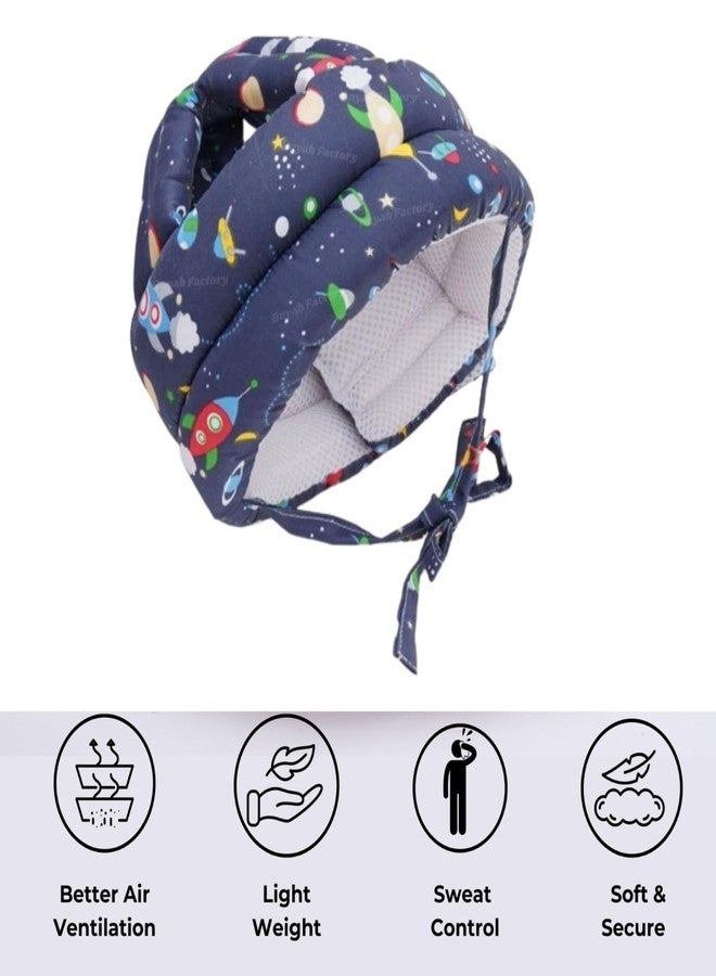 Boldblossom Baby Head Safety Helmet for Crawling Walking Baby Head Protector - Head Protection for Safety 6 Months - 2 Years Soft Cushion Safety Headguard, Toddler Helmets Multi Printed - Image 4