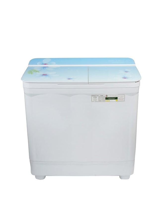 SONASHI 15kg Semi-Automatic Washing Machine - Heavy Duty 500W Wash Power, Toughened Glass Cover, Double Layer Tub, 7kg Spin Capacity, Dual Water Inlet Selection, 200W Spin Power, 220V/50Hz SWM-15003N 500 kW SWM-15003 White - Image 1
