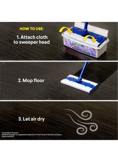 Clorox Scentiva Disinfecting Wet Mop Pad, Disposable Mop Heads, Multi-Surface Floor Wipes, Lavender and Jasmine, 2 Packs, 24 Wet Refills Per Pack (Package May Vary)  - Image 5