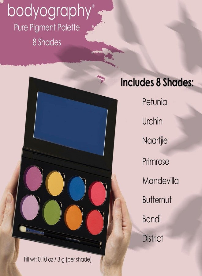 Bodyography Makeup Palette - Vibrant Eyeshadow with High Color Payoff (Pure Pigment Palette) - Image 4