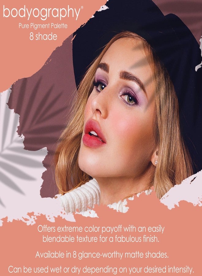 Bodyography Makeup Palette - Vibrant Eyeshadow with High Color Payoff (Pure Pigment Palette) - Image 2