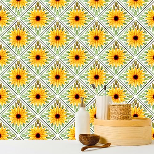 Brandian 12 pcs Tile Decals for Kitchen Sink & Gas Stove, Covers 2 Ft x 3 Ft, Oil Proof, 6x6 Inches (Pack of 12) - Image 2