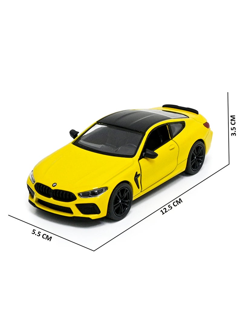 Kinsmart BMW M8 Competition Coupe 1/38 Scale Die Cast Metal Doors Openable Pull Back Action Toy Car  - Image 4