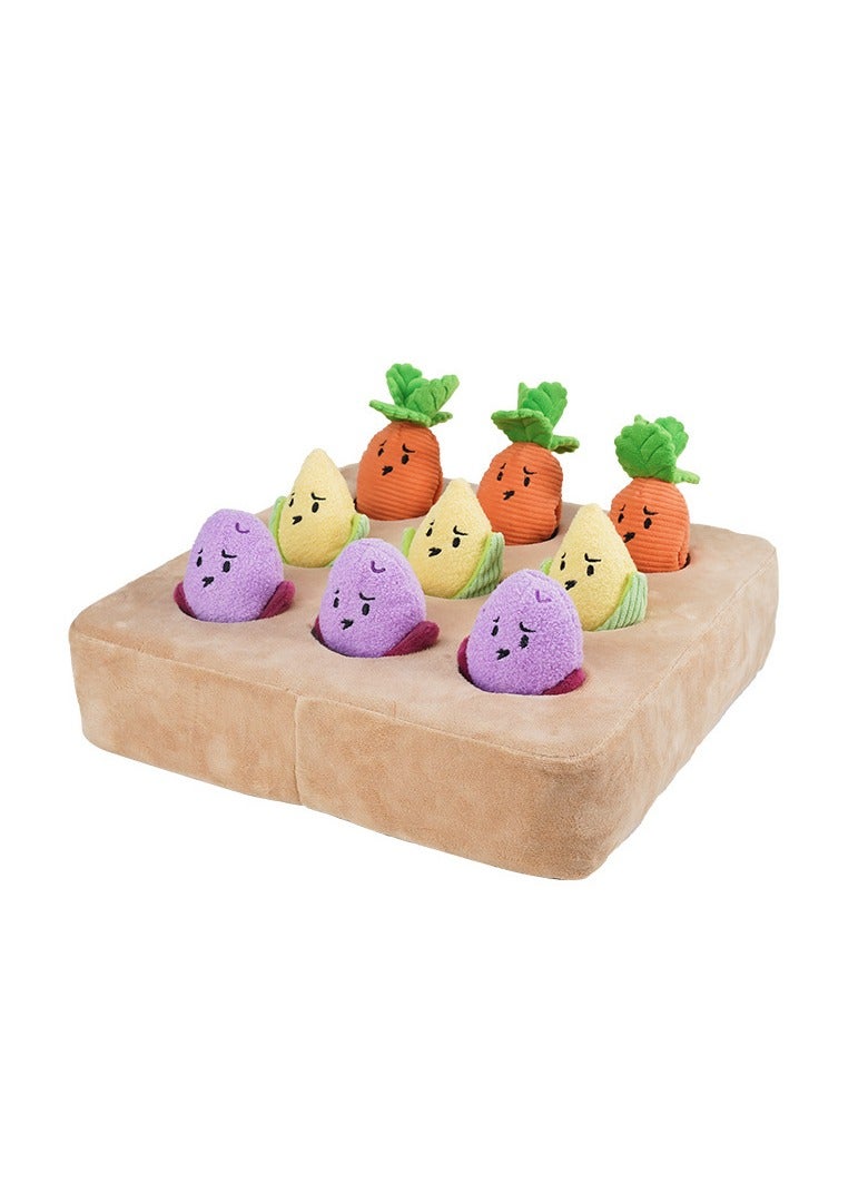 general Small potatoes farm, hide, smell, dog toys, cute sounds, small teddy pet supplies (30cm) - Image 1