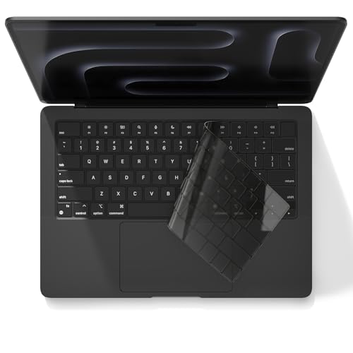 MasiBloom Keyboard Cover Skin for MacBook Pro 14 16 inches M5M1 ProMax Chip 20262021 A3429 A3428 A3434 A3426 A3427 A3112 TPU Protector Accessories USANSI Layout Space Black - Image 1