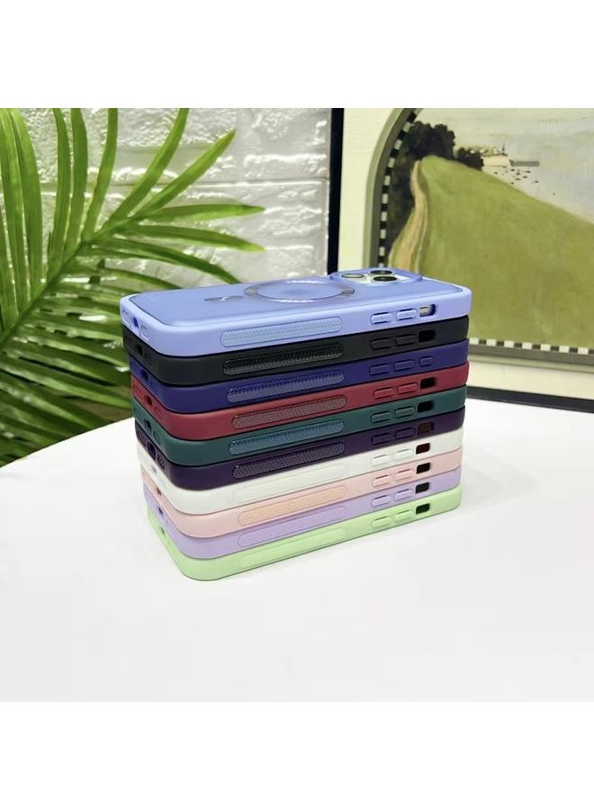 اس-توب جراب لهاتف iPhone 15 Pro Max Bread 3 في 1 MagSafe مصنوع من الأكريليك الهجين المصنوع من السيليكون - Image 3